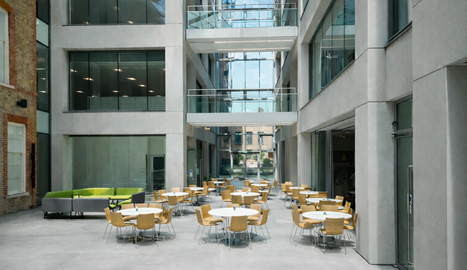 Atrium at 130 Euston Road